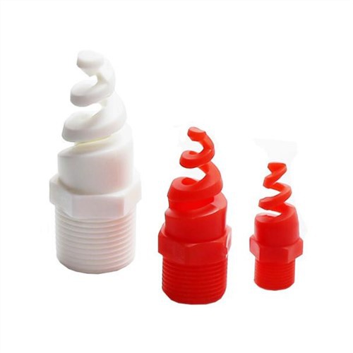 Pigtail PP PTFE প্লাস্টিক সর্পিল স্প্রে অগ্রভাগ